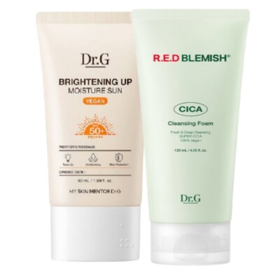 Dr.G Brightening Up Moisture Sun SPF 50+ PA++++ 50ml & CICA Cleansing Form 120ml