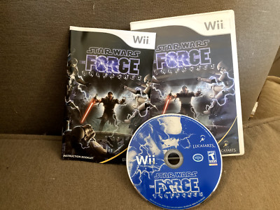 Star Wars: The Force Unleashed (Nintendo Wii, 2008) Complete w/ Manual