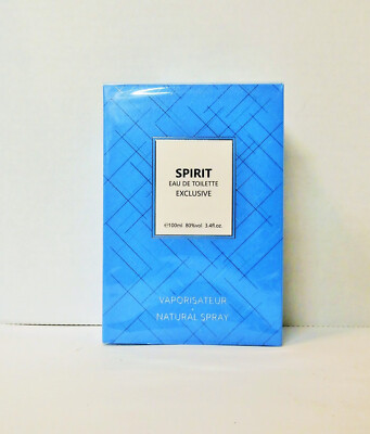 LONKOOM SPIRIT Edt EXCLUSIVE NATURAL SPRAY 3.4oz / 100ml Factory Sealed