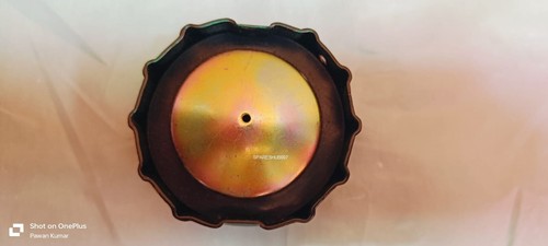 Fit For Mahindra Tractors Fuel Tank Cap Cover Made Steel Black # AUD - Picture 3 of 4