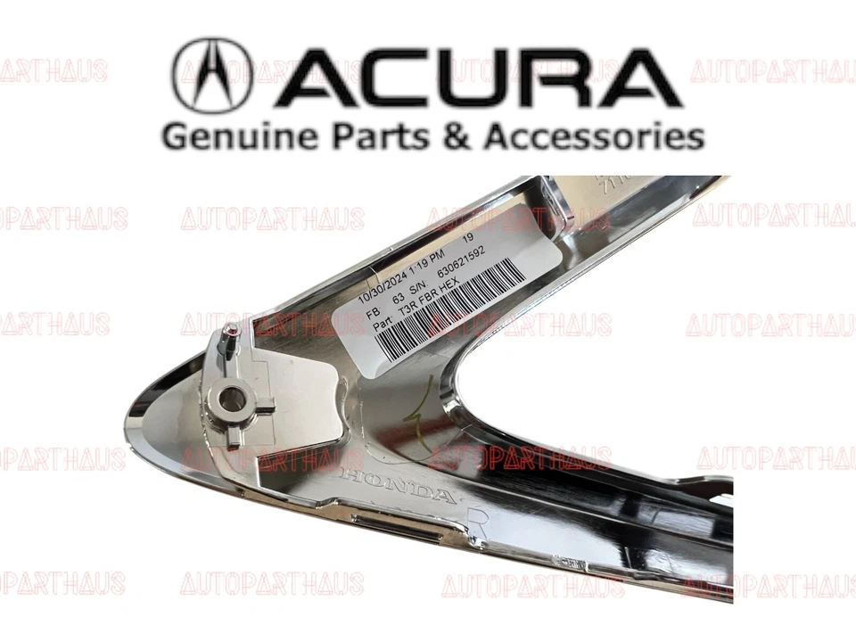 19-22 ACURA ILX PARACHOQUES PASAJERO LUZ ANTINIEBLA REJILLA MOLDURA MOLDURA CROMO Foto 3 de 4