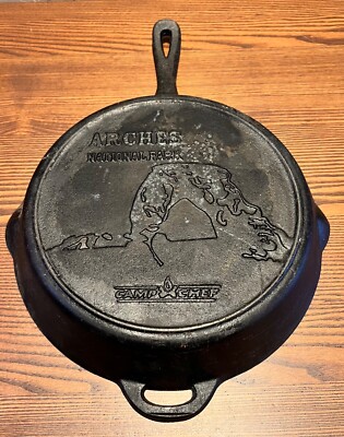 Camp Chef  Seasoned Cast Iron Skillet: Arches National Park (12)