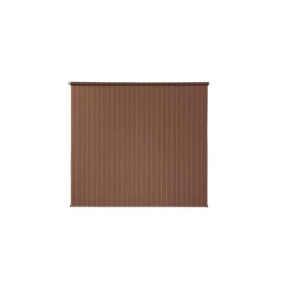 Coolaroo Outdoor Shades 72''W X 72''L Brown Cordless Light Fade Resistant Fabric