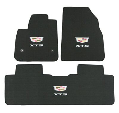 Lloyd Mats CLASSIC LOOP Ebony 3PC FLOOR MAT SET fits 2017 to 2021 Cadillac XT5