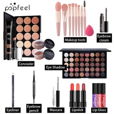 All-in-One Makeup Kit Full Set Gift for Women Eye Shadow Palette Lips Concealer