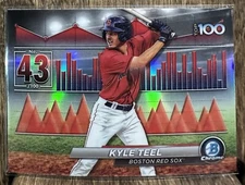 2024 Bowman Kyle Teel #BTP-43 Scouts Top 100 RC Boston Red Sox