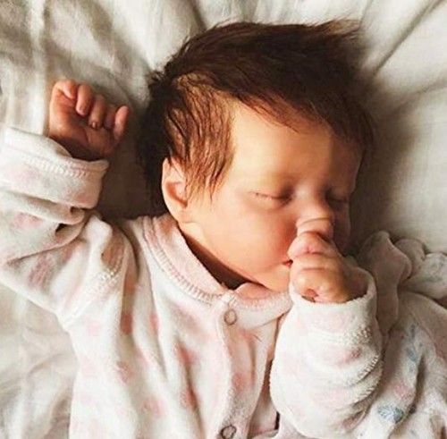 Real LifeLike Reborn Baby Girl Dolls Silicone Vinyl Full Body Newborn Doll Toys