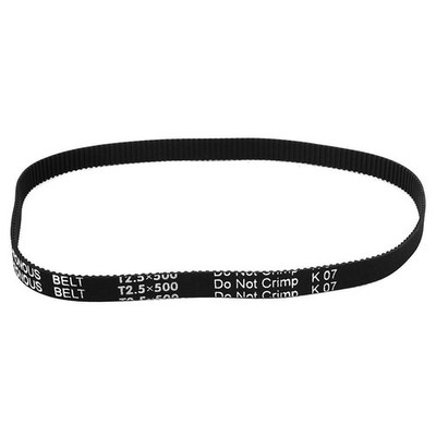 Milling Machine Variable Speed Drive Timing Belt 200 Teeth 10mm Width T2.5x500  