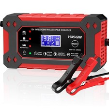Caricabatterie per Auto 12V 6A Intelligente con Funzione di Ricarica Rapida - Miniatura 1