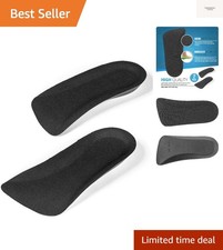 Half Elevator Insole for Men - 1/2 Inch Height Increase Taller Heel Lift Inse...