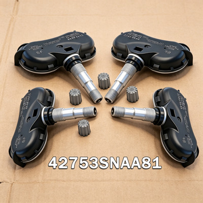 Complete Set of 4 315MHz  TPMS Tire Pressure Sensors Kit 42753SNAA81 NEW