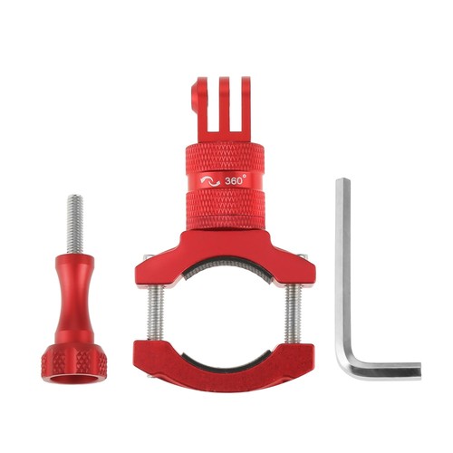 Support de guidon de vélo en aluminium 360 degrés pour GoPro HERO /4/4S/3+ - Photo 2 sur 8