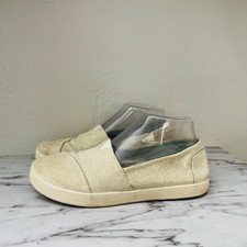 TOMS Avalon Cream Slip Alpargatas Women  s Size 7