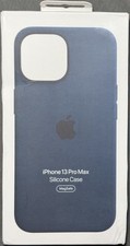 Genuine Apple iPhone 13 Pro Max Silicone MagSafe Case / Cover - Abyss Blue- New