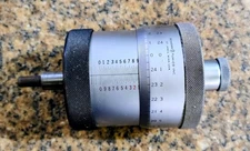 🗽SCHERR TUMICO 3" DIAMETER MICROMETER HEAD .0001" GRADUATION USA MADE