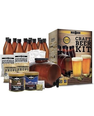 Mr. Beer - Craft Beer Making Kit 4 Gallon Complete DIY Home Brew Set Everything 