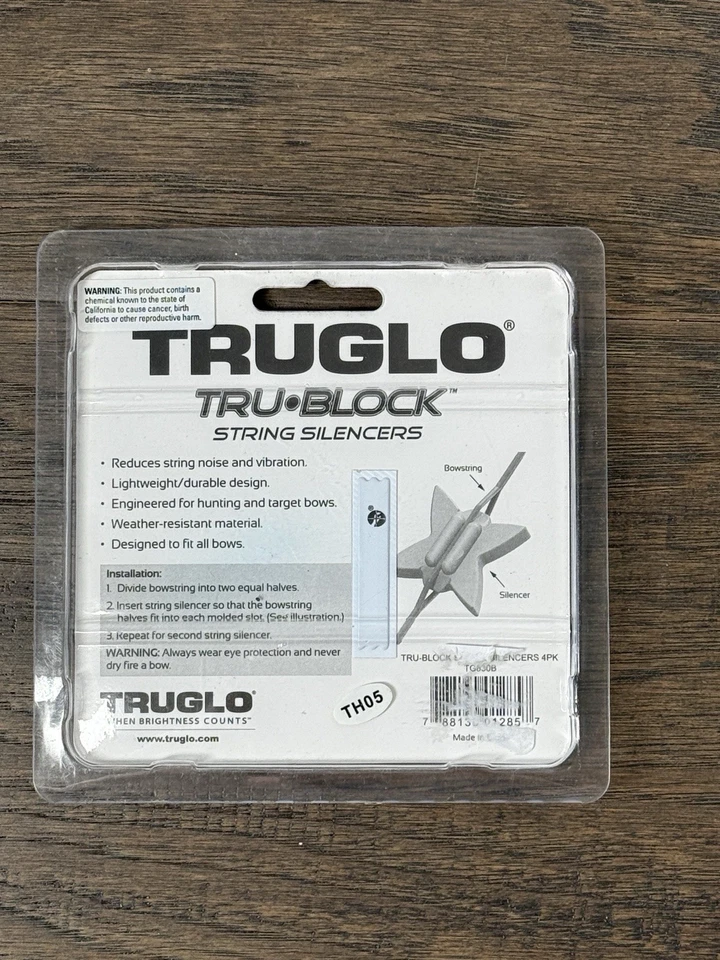 Truglo Tru-Block String Silencers All Bow Black TH05 - Image 4 of 4