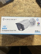Amcrest 4K POE AI 8MP IP Security Camera - Brand New