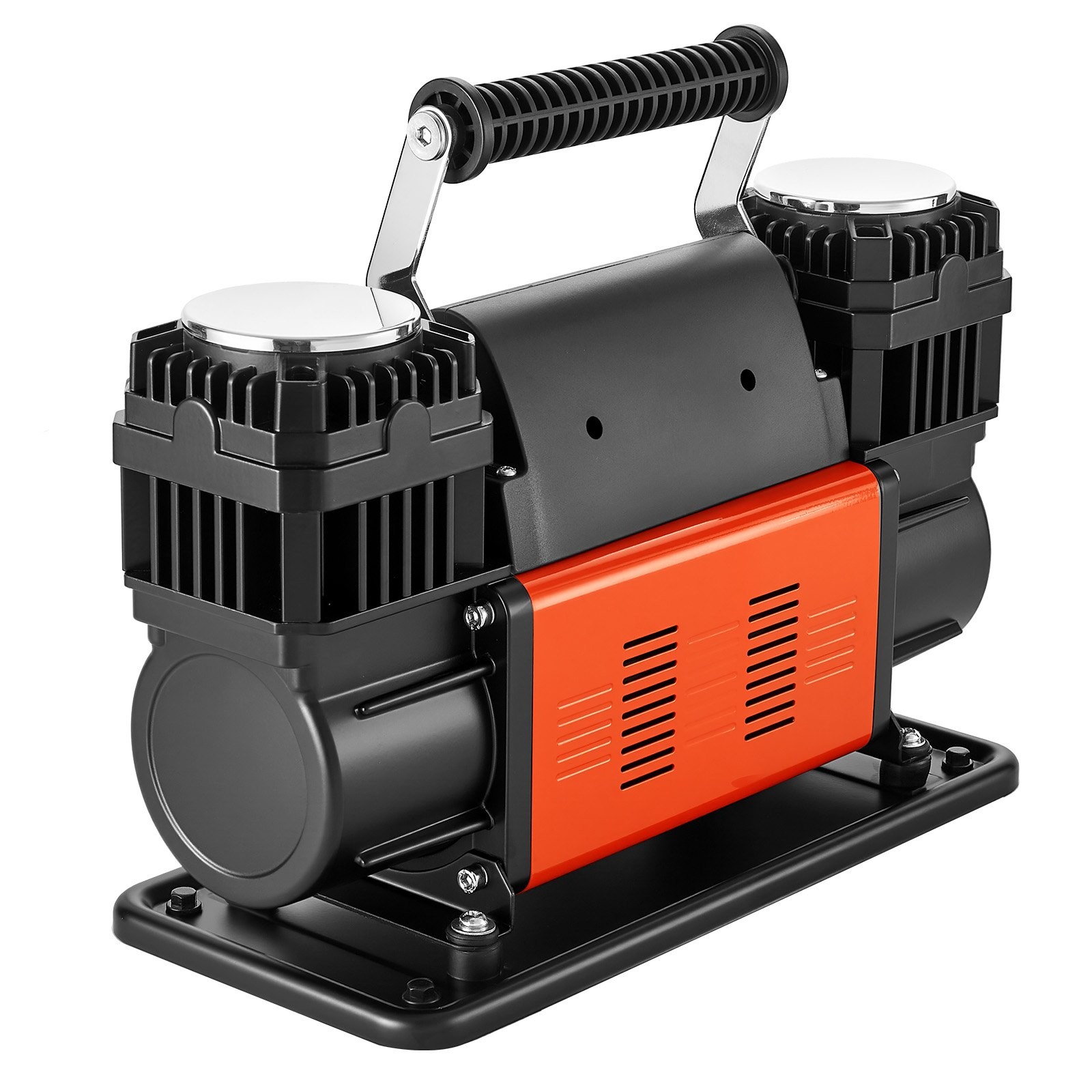 VEVOR Dual-Cylinder Heavy Duty Air Compressor, 10.6CFM Portable Tire Inflator, 1