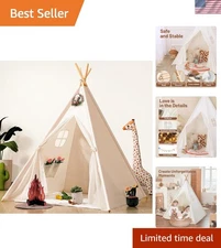 Kids Teepee Tent - Spacious, Safe & Elegant Playhouse for All Occasions