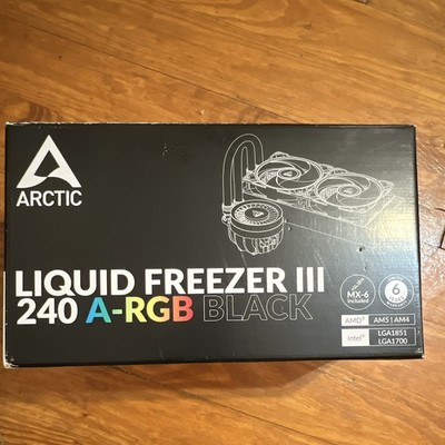 ARCTIC Liquid Freezer III 240 A-RGB Rev.2 Black Liquid CPU Cooler ACFRE00142A