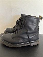 Doc Martens Made In England Sz 7 UK Air Cushion Soles Blk Leather, NICE