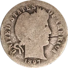 1897-O Barber Dime