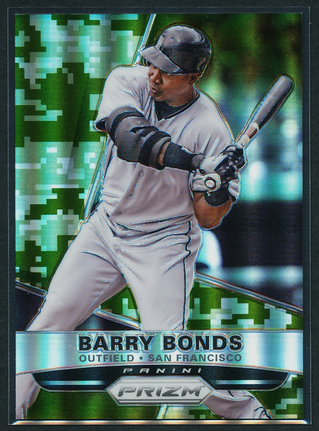 Barry Bonds 2015 Panini Prizm Camo Prizm /199 San Francisco Giants #167