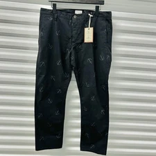 New Nautical Broken Inn Alpha Chino Slim Tapered Dockers Monogram Pants 36x30