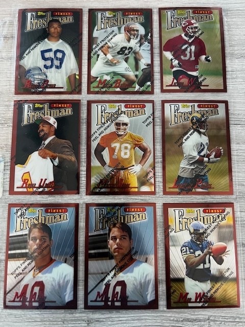 1996 Mike Alstott Finest Freshman Rookie With Peel