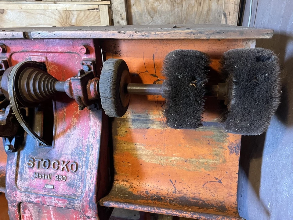 Máquina zapatera reparación zapatos acabado stocko vintage Foto 4 de 4