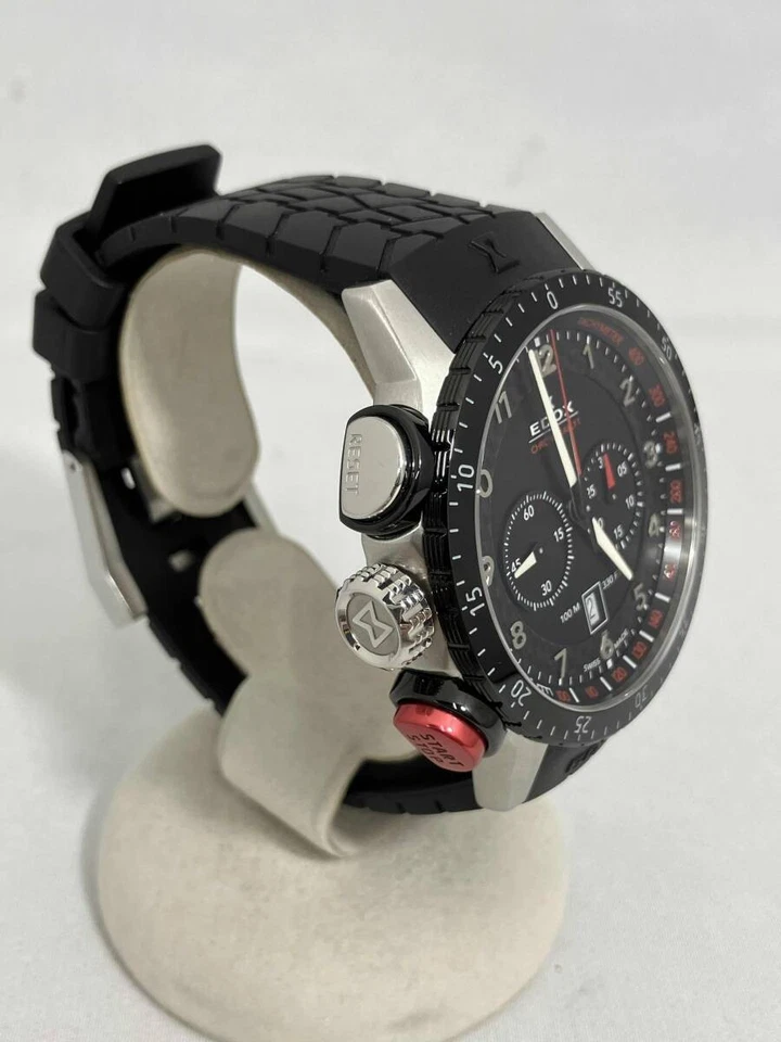EDOX Chrono Rally Date Chronograph 10305 Quartz Used Watch - Image 3 of 4