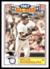 Willie Randolph 1988 Topps #3 Yankees FREE SHIPPING StackedPacks