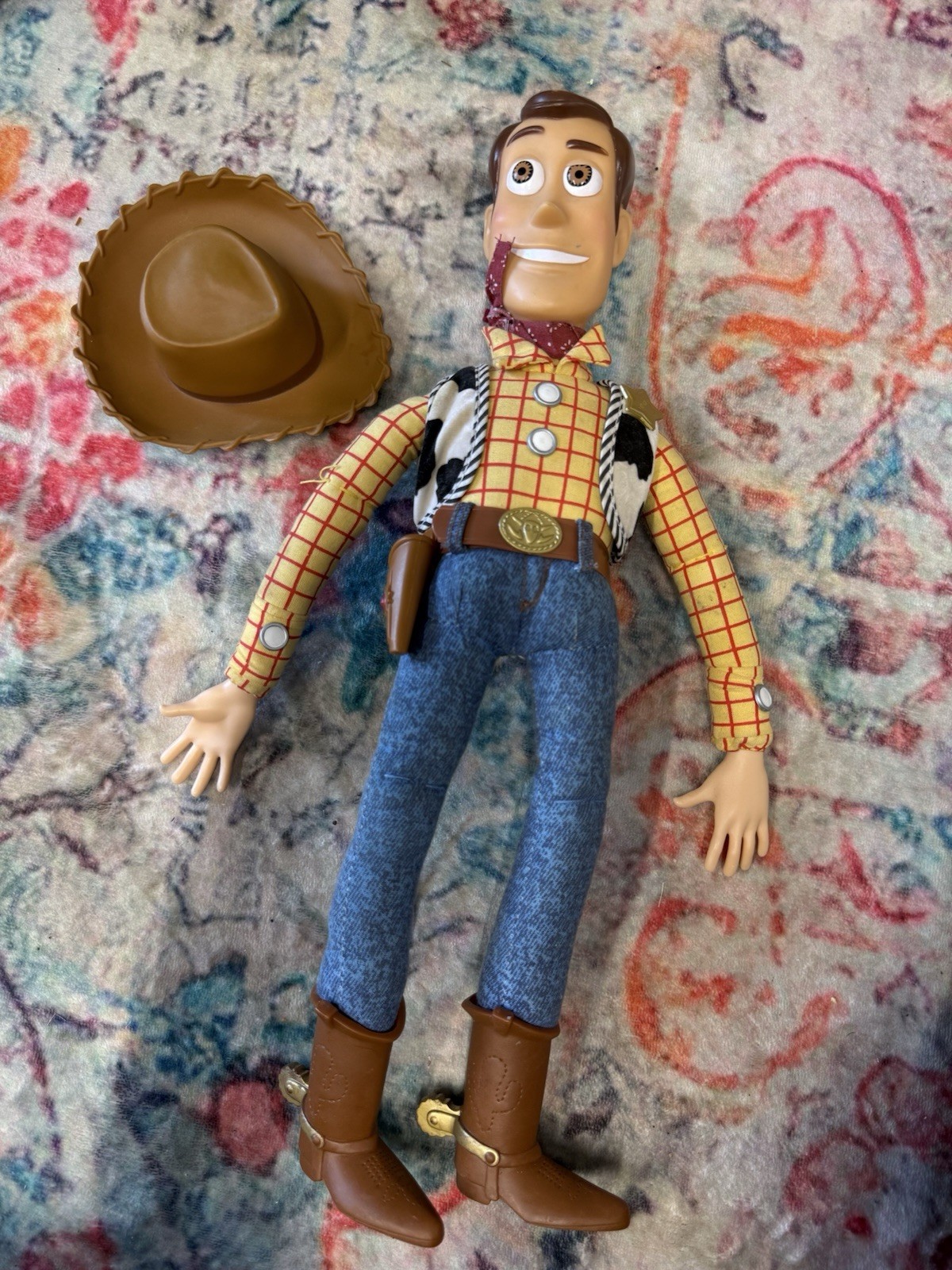 Toy Story Collection Woody Talking Doll with Hat Thinkway Toys Disney Pixar Rare