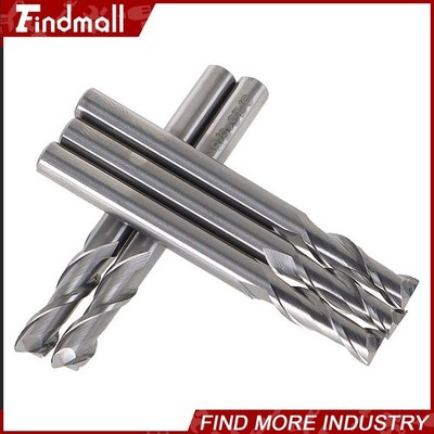 Findmall 5 PCS 3/16'' 2 FLUTE CARBIDE END MILL