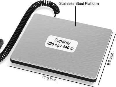Shipping Scale 0.5oz-440lb High Accuracy Postal Digital Weight Luggage Scale - View #10