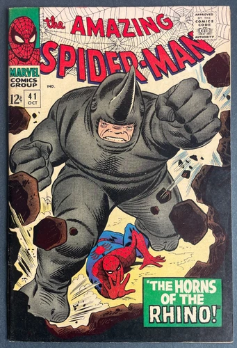 Amazing Spider-Man #41 - 1st App  Rhino John Romita 1966 Marvel Comics