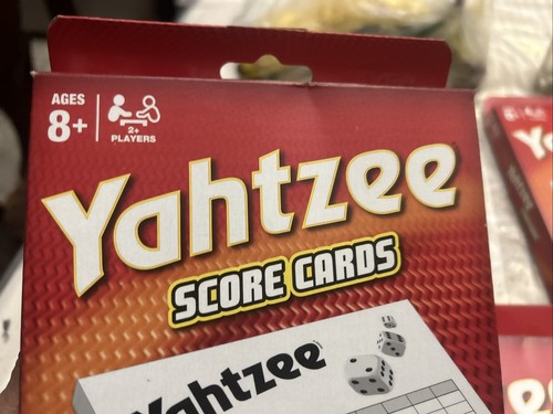 Lot of four (4) Hasbro Gaming 06100 Yahtzee Game Score Pads 80 Sheets Packs 320 - Picture 3 of 12
