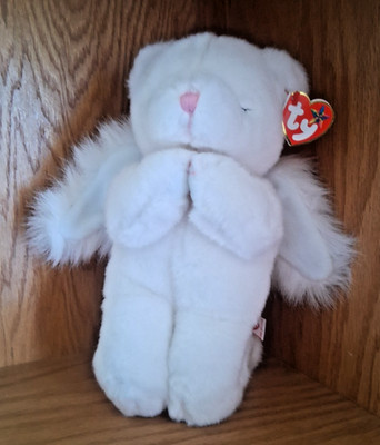 TY Beanie ''BLESSED'' 10 inch Angel Bear with Wings
