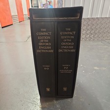 Compact Oxford English Dictionary - adult non-fiction books large and heavy