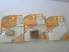 Precision Scale Co. HO 1/87  Brass Train Parts Lot New In Bags 31526 31132 3206