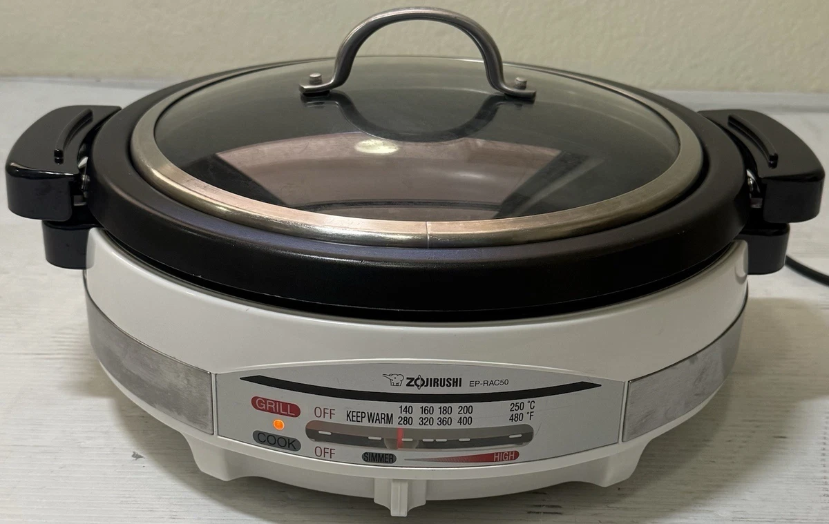 ZOJI Zojirushi EP-PBC10 Gourmet d'Expert Electric Skillet, Grey