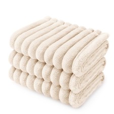 1 Pack 3 Soft Fleece Dog Blanket for Pet Washable Warm Cat Puppy Fluffy Calmi...