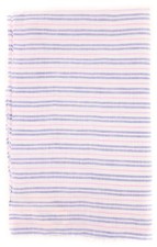Luigi Borrelli Purple Striped Long Scarf - 76" x 27" - LBSS12137 