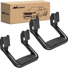 Truck Hitch Step Aluminum Side Step 2-inch Receiver Rear Bumper Guard
