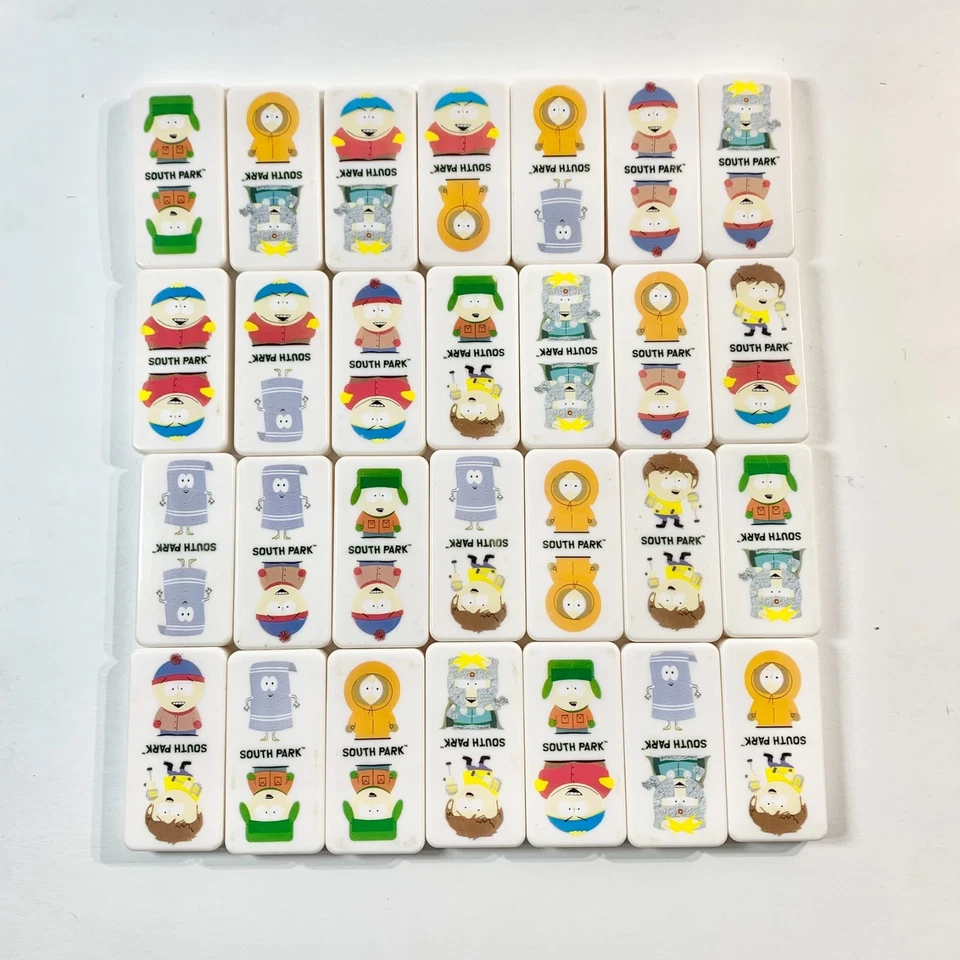 South Park Domino Game - 28 Super-Sized Dominoes With Tin Case - Image 2 of 4