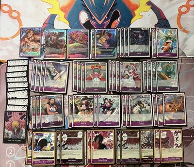 One Piece TCG Donquixote Doflamingo Purple Competitive Deck W/ alt