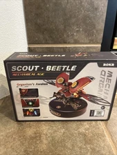 Open Box ROBOTIME ROKR Rhinoceros Beetle 3D Metal Puzzle DIY Mechanical Kit MI02