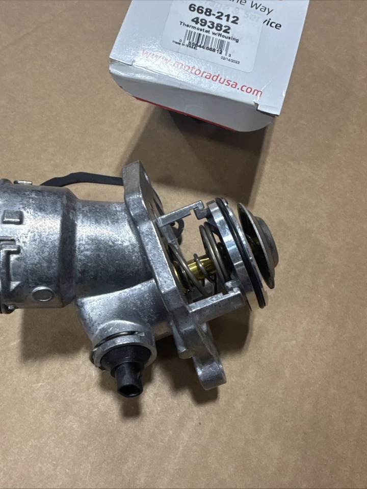Motorad Engine Coolant Thermostat Housing Assembly for Mercedes-Benz 668-212 - Image 2 of 4
