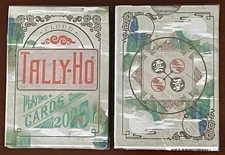 Tally Ho "Cloud" (Fan Back) collectible playing cards